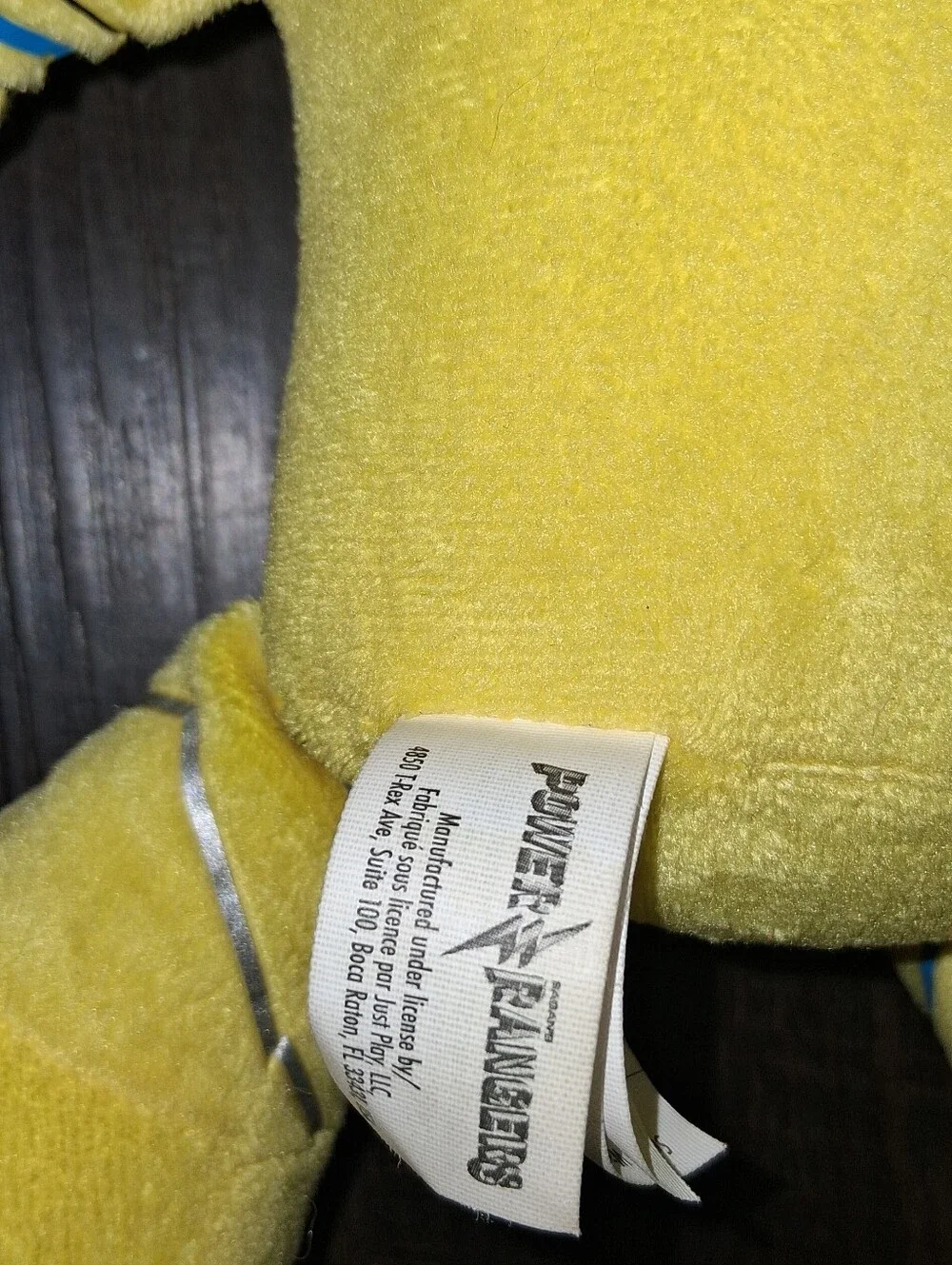 Yellow Power Hero Plush Toy - Kids Plush Action Figure